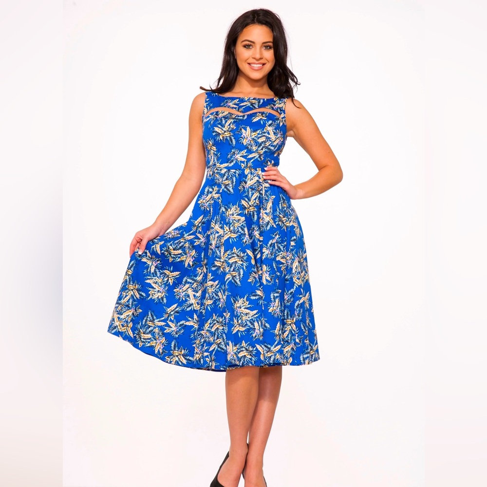 Hearts and Roses London Floral Dress Size 14
